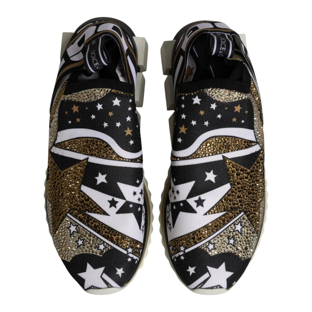 Dolce & Gabbana Multicolor Sorrento Low Top Sneakers Shoes by Dolce & Gabbana