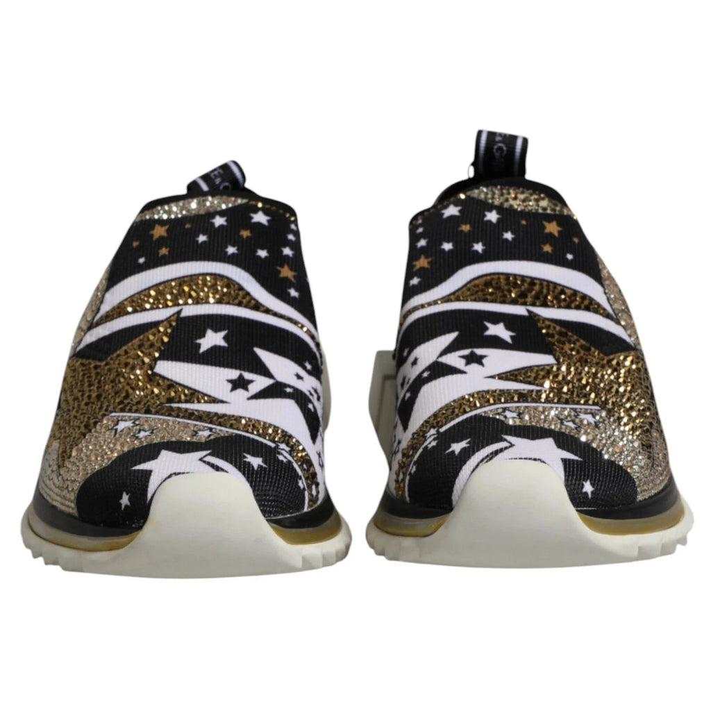 Dolce & Gabbana Multicolor Sorrento Low Top Sneakers Shoes by Dolce & Gabbana
