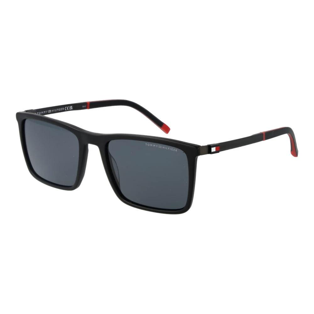 Tommy Hilfiger Black Acetate Sunglasses by Tommy Hilfiger