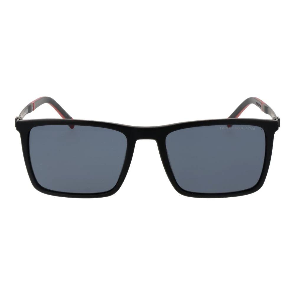 Tommy Hilfiger Black Acetate Sunglasses by Tommy Hilfiger