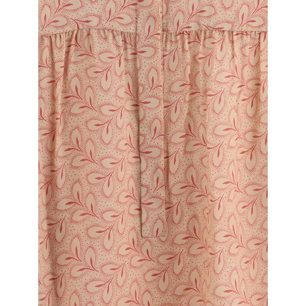 Chemise en soie à motifs multicolores Kristina Ti