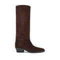 Proenza Schouler Brown Calf Leather Bos Taurus Ankle Boots by Proenza Schouler