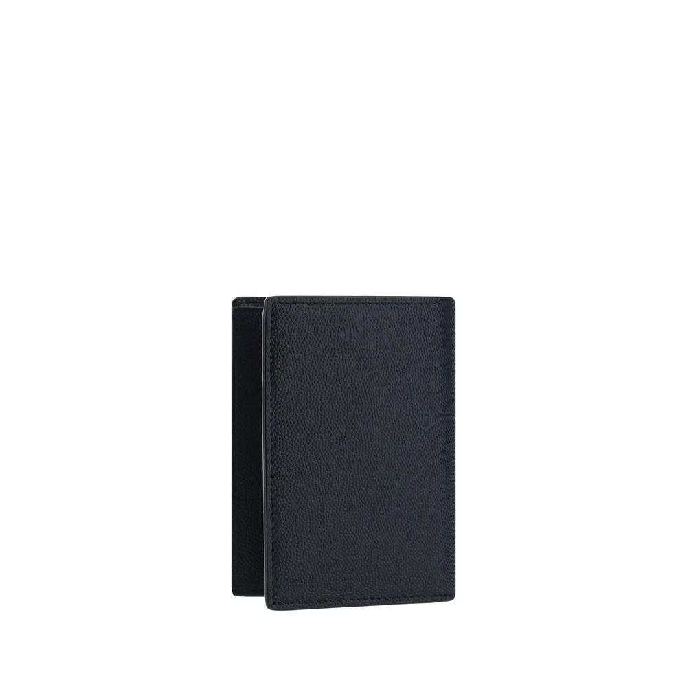 Saint Laurent Black Calf Leather Bos Taurus Wallet by Saint Laurent
