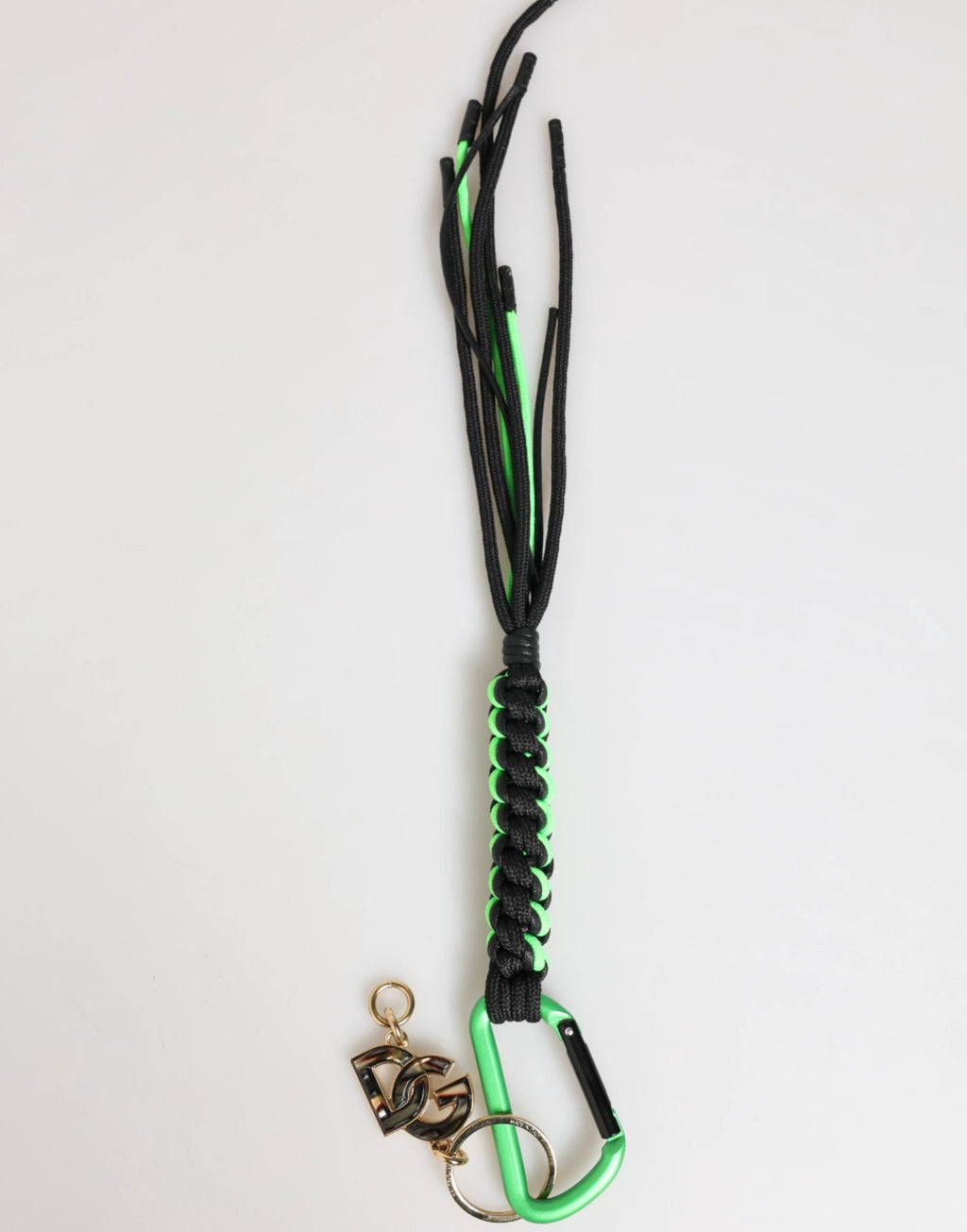 Dolce & Gabbana Multicolor Polyester Tape String DG Logo Keychain Keyring by Dolce & Gabbana