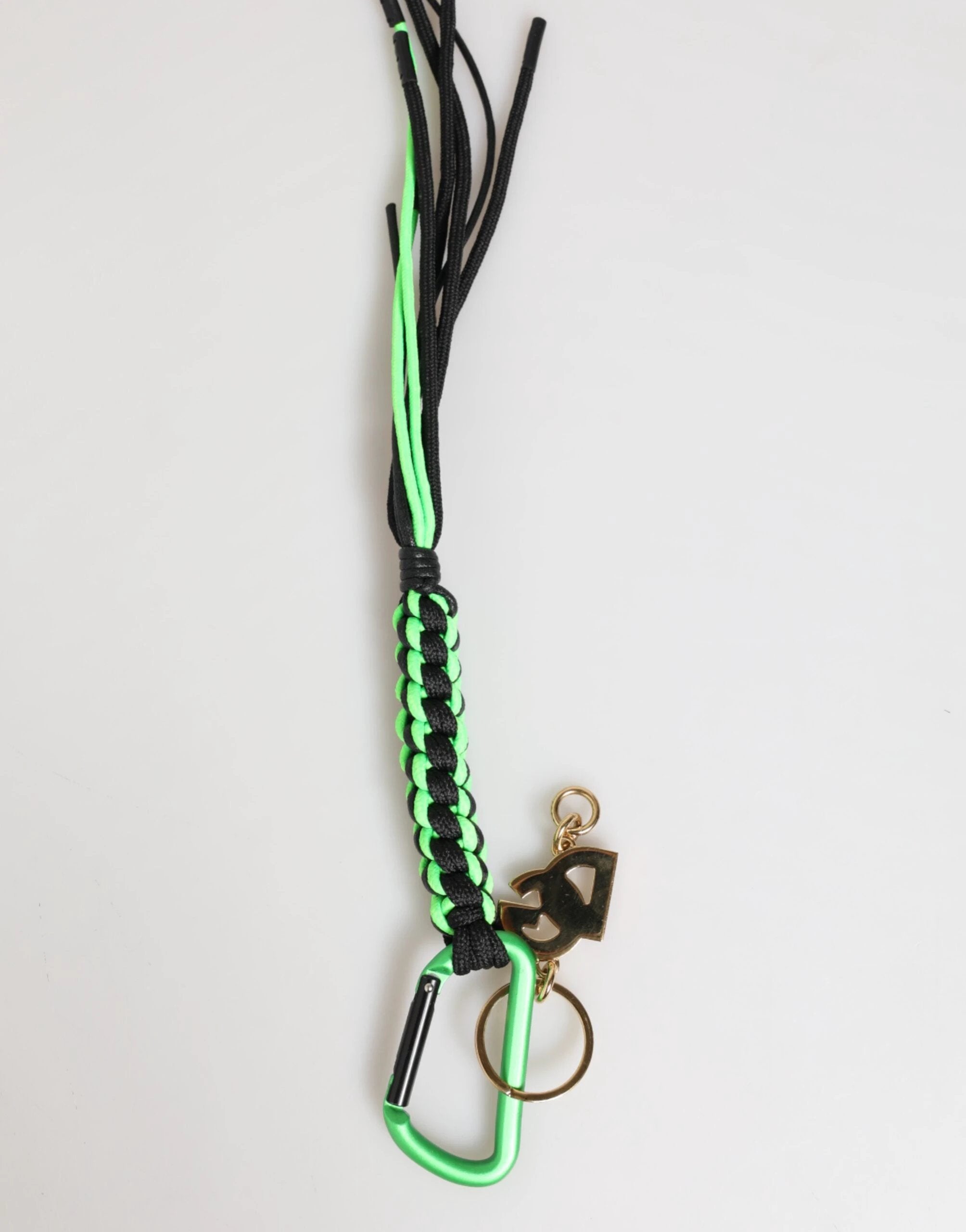 Dolce & Gabbana Multicolor Polyester Tape String DG Logo Keychain Keyring by Dolce & Gabbana