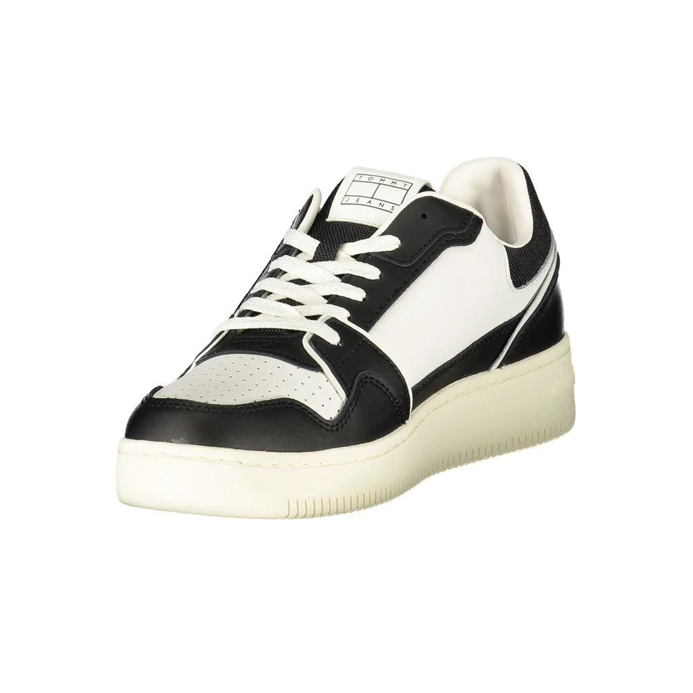 Baskets Tommy Hilfiger noires en polyuréthane pour homme