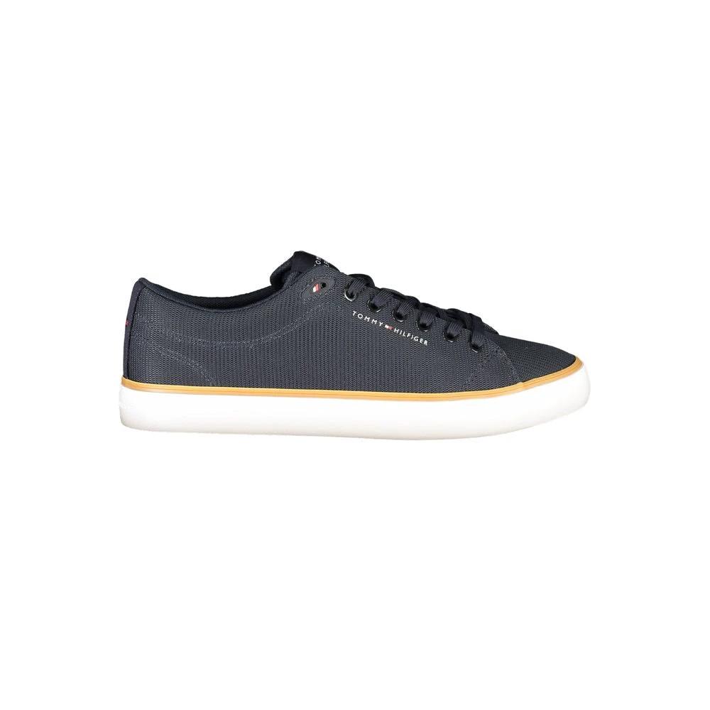 Baskets Tommy Hilfiger bleues en polyester pour homme