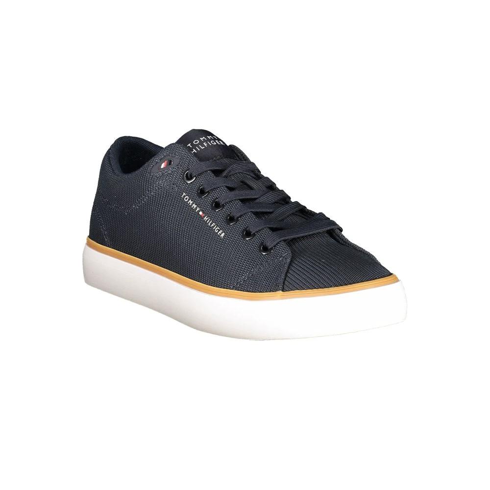Baskets Tommy Hilfiger bleues en polyester pour homme