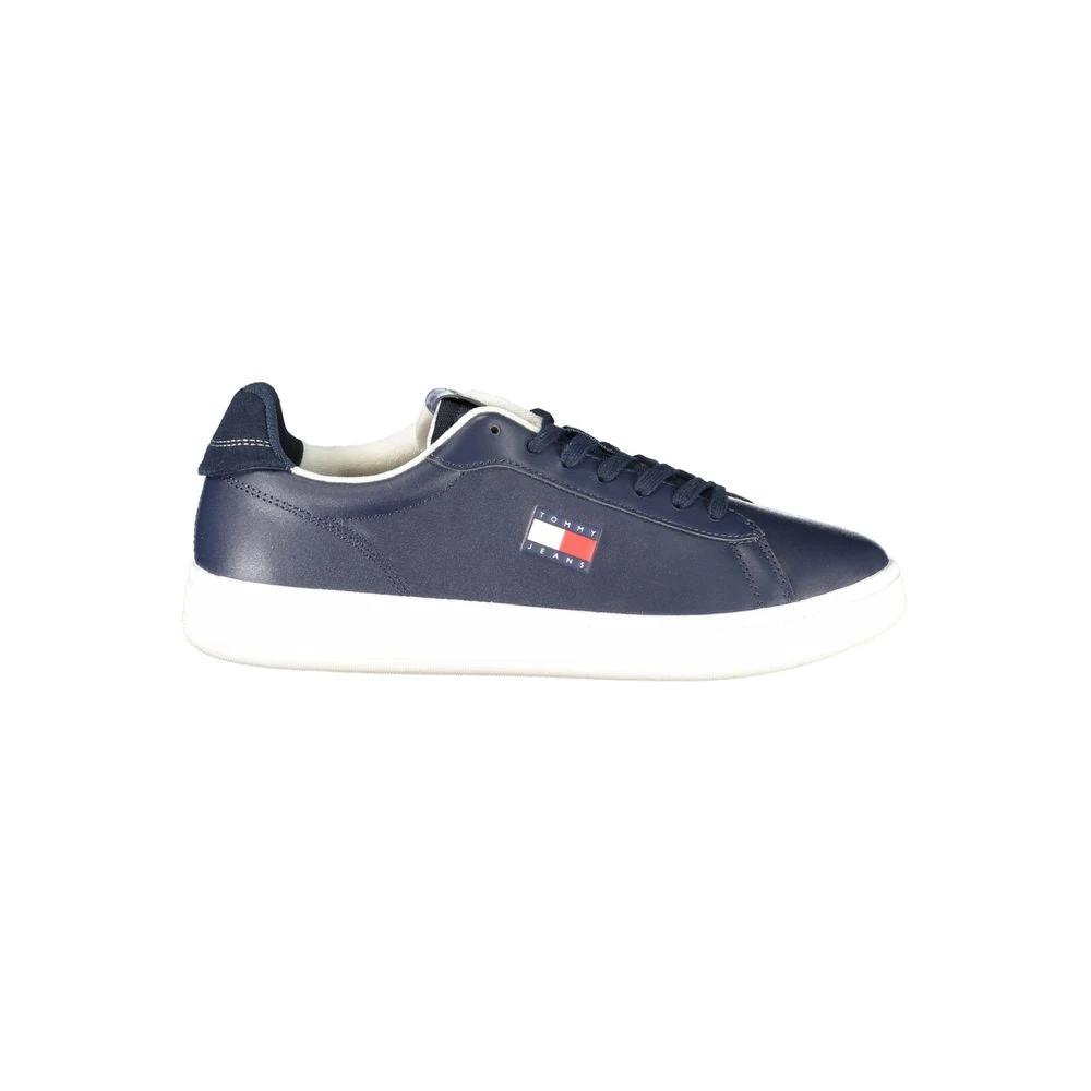 Tommy Hilfiger Blue Polyurethane Men Sneaker Tommy Hilfiger