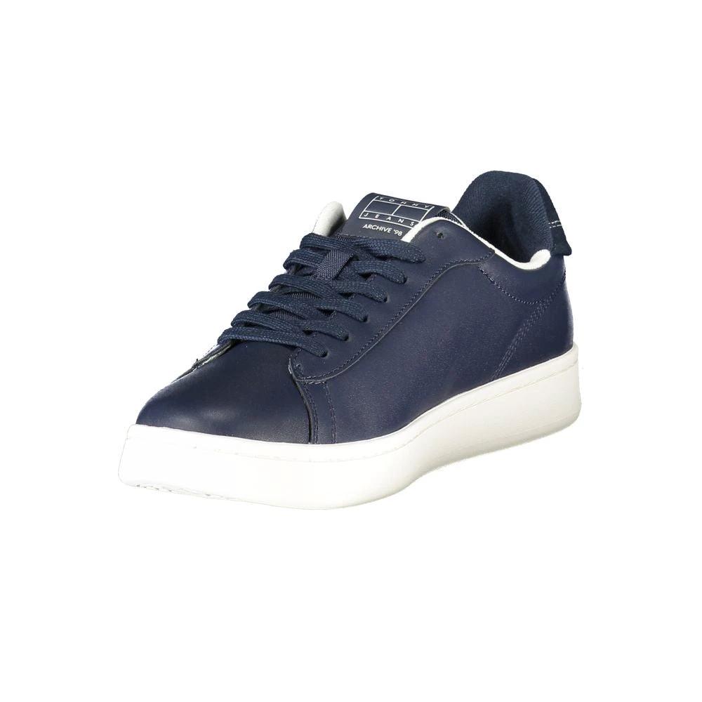 Tommy Hilfiger Blue Polyurethane Men Sneaker Tommy Hilfiger