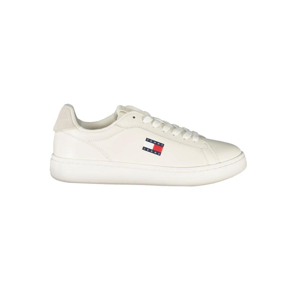 Tommy Hilfiger Bianco Polyurethane Women Sneaker Tommy Hilfiger