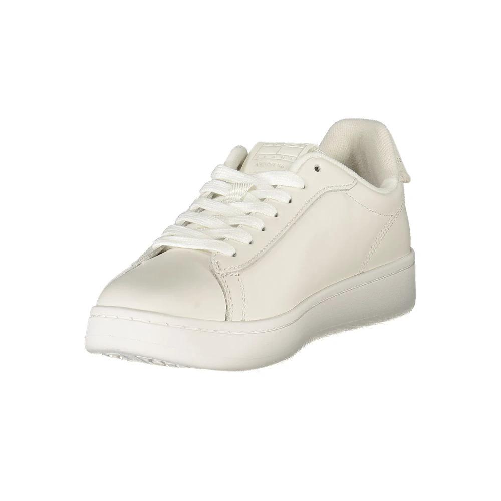 Tommy Hilfiger Bianco Polyurethane Women Sneaker Tommy Hilfiger