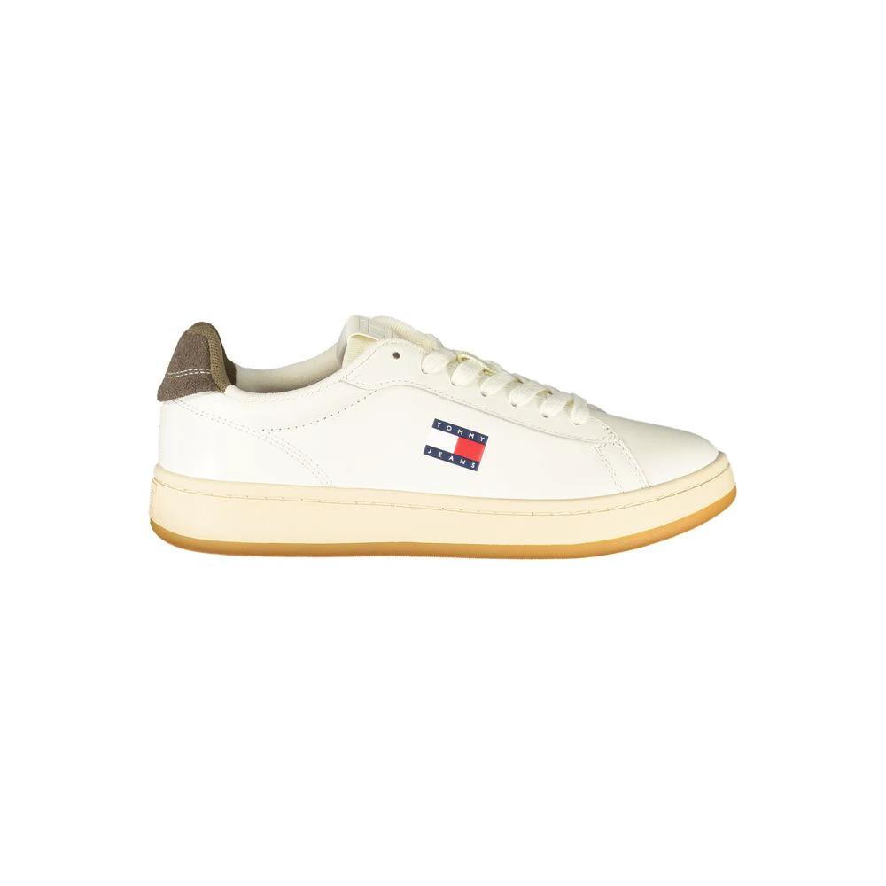 Tommy Hilfiger Bianco Polyurethane Women Sneaker Tommy Hilfiger