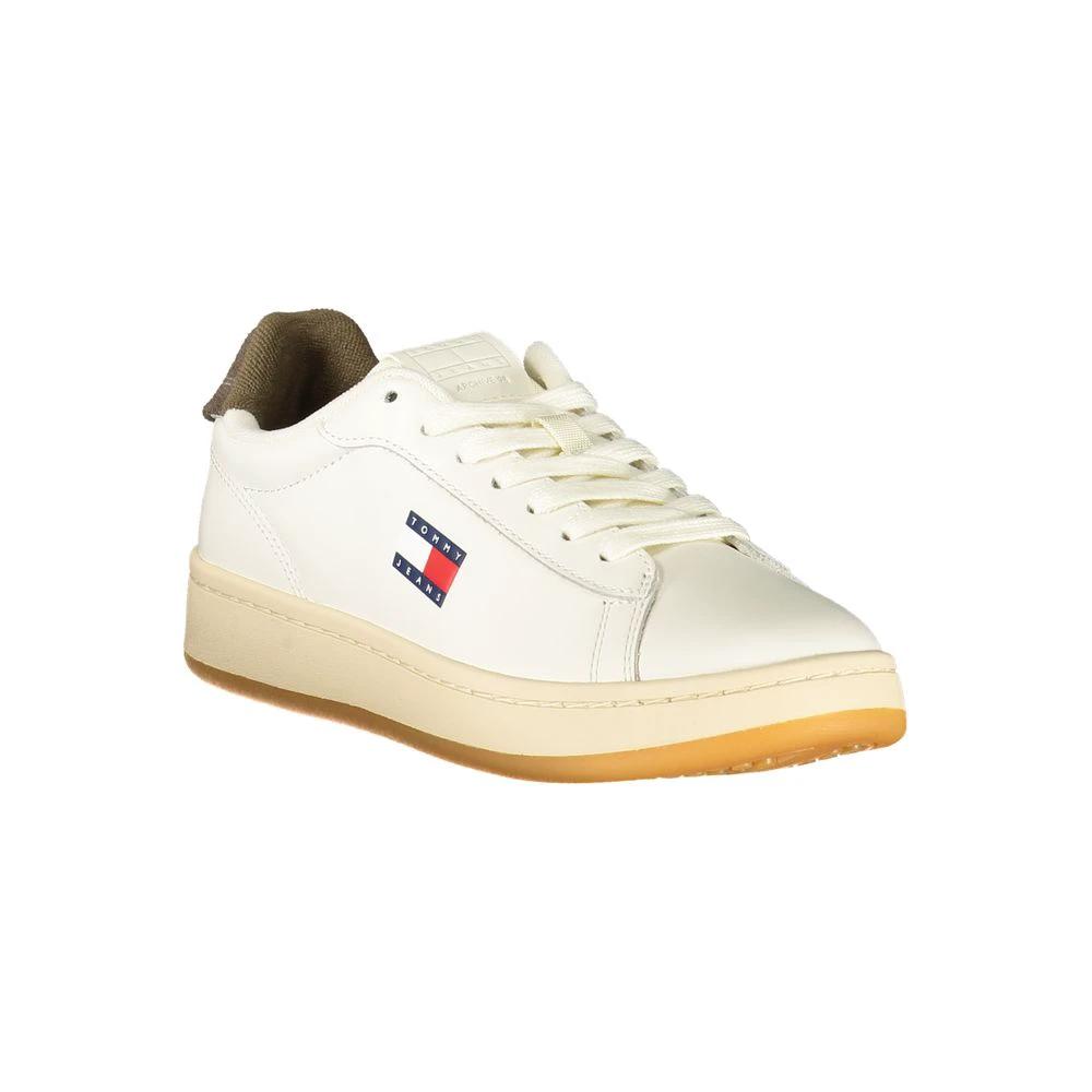 Tommy Hilfiger Bianco Polyurethane Women Sneaker Tommy Hilfiger