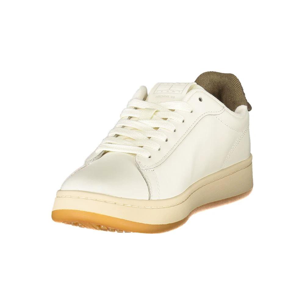 Tommy Hilfiger Bianco Polyurethane Women Sneaker Tommy Hilfiger