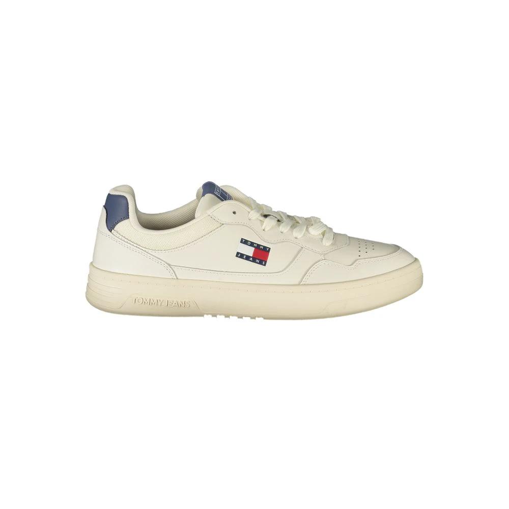 Tommy Hilfiger Bianco Polyurethane Men Sneaker Tommy Hilfiger