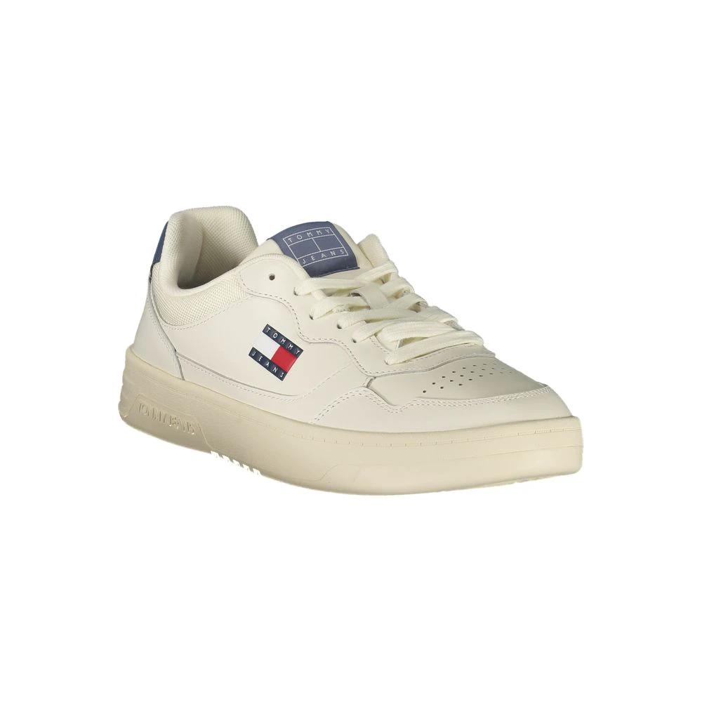 Tommy Hilfiger Bianco Polyurethane Men Sneaker Tommy Hilfiger