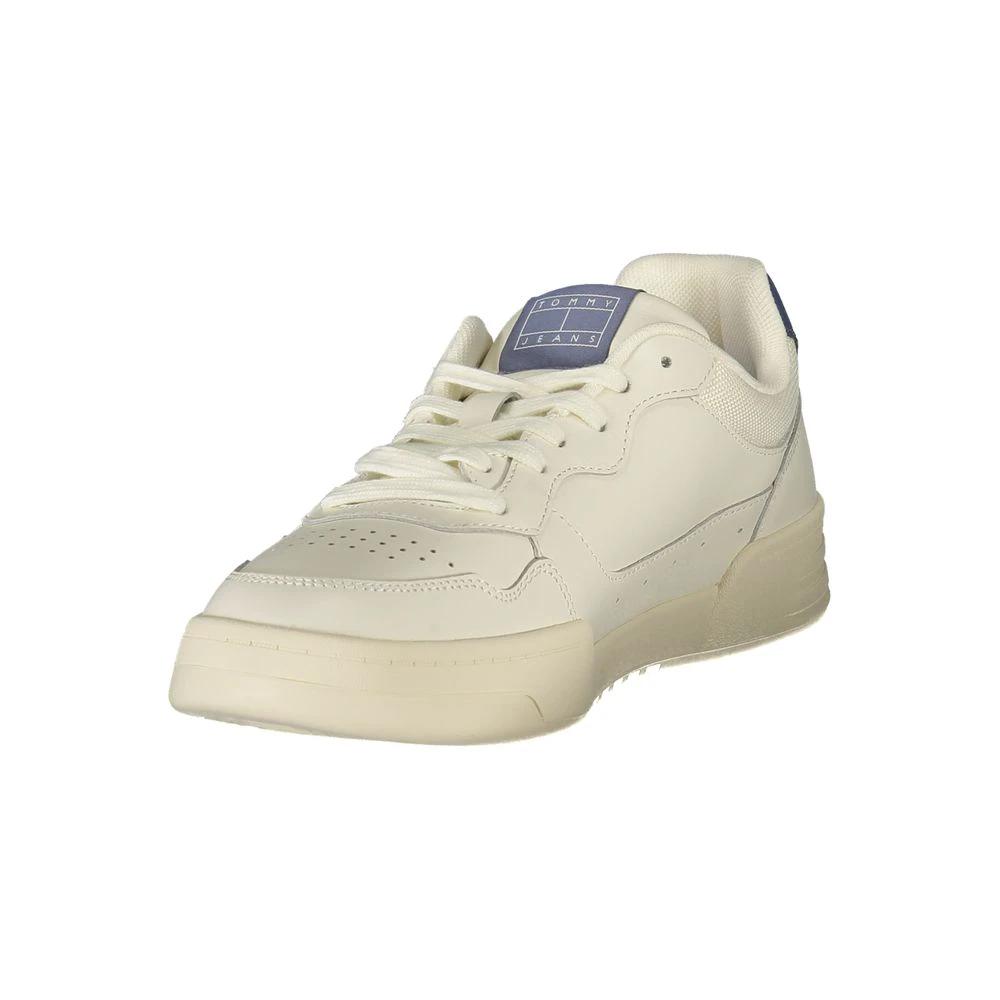 Tommy Hilfiger Bianco Polyurethane Men Sneaker Tommy Hilfiger