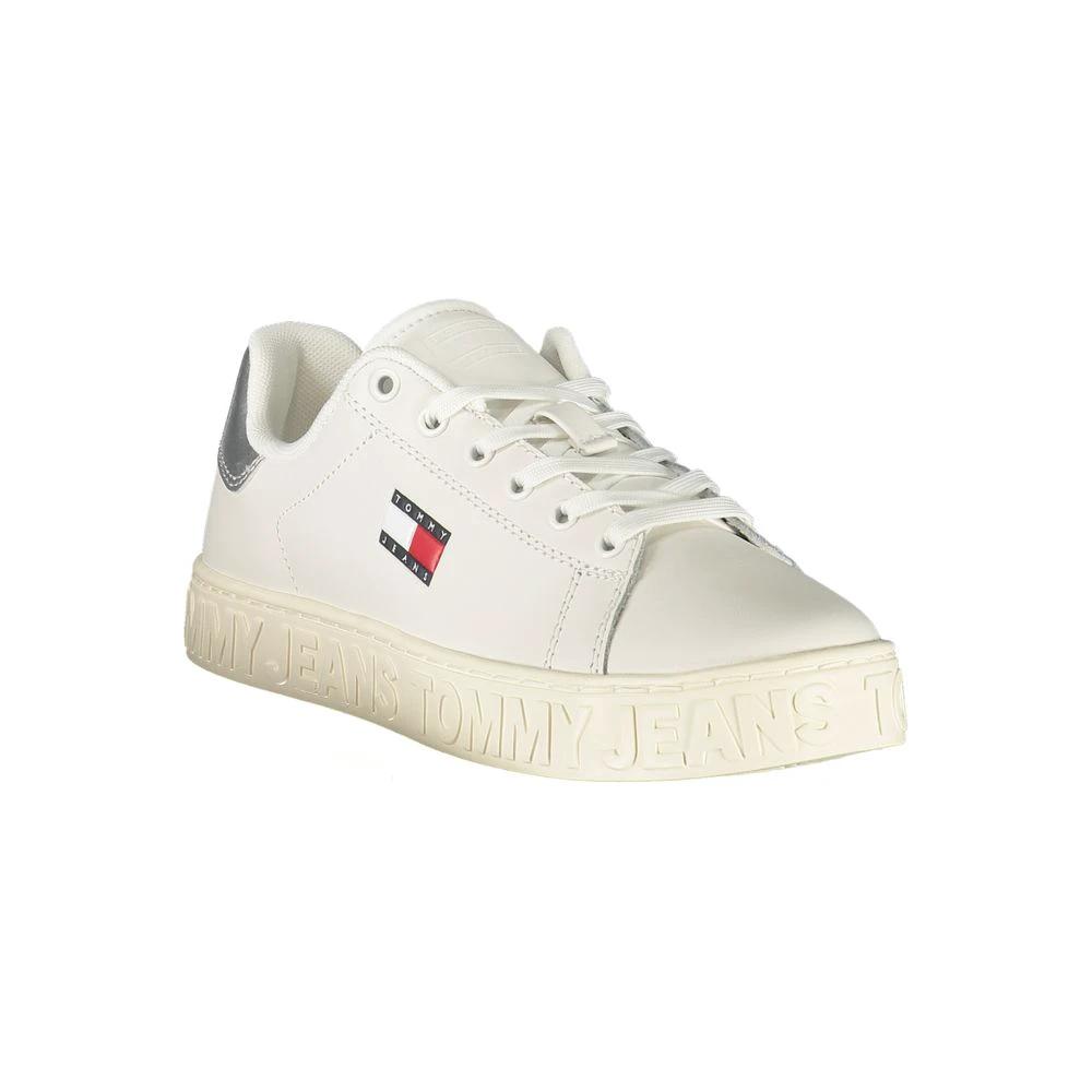 Tommy Hilfiger Bianco Polyurethane Women Sneaker Tommy Hilfiger