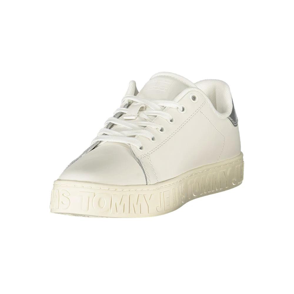 Tommy Hilfiger Bianco Polyurethane Women Sneaker Tommy Hilfiger