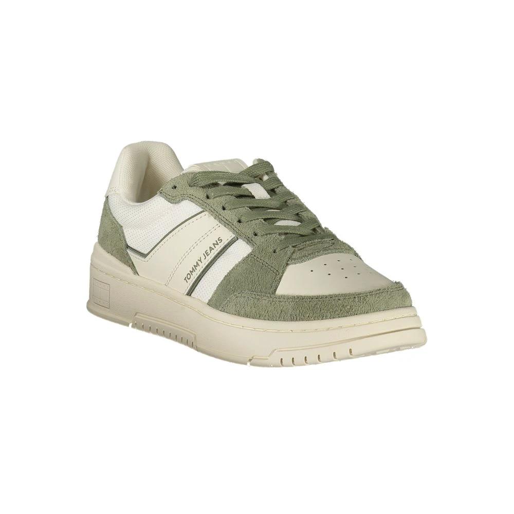 Tommy Hilfiger White Polyester Men Sneaker Tommy Hilfiger