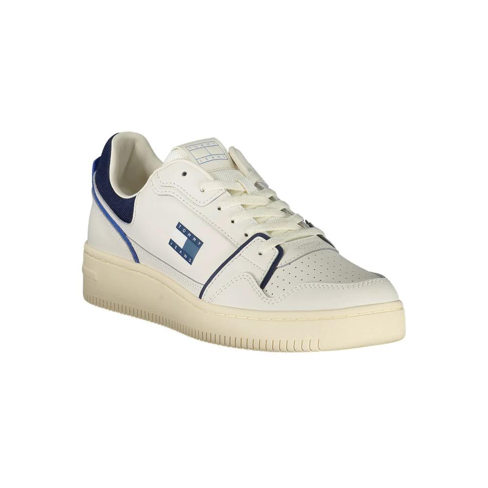 Tommy Hilfiger Bianco Polyurethane Men Sneaker Tommy Hilfiger