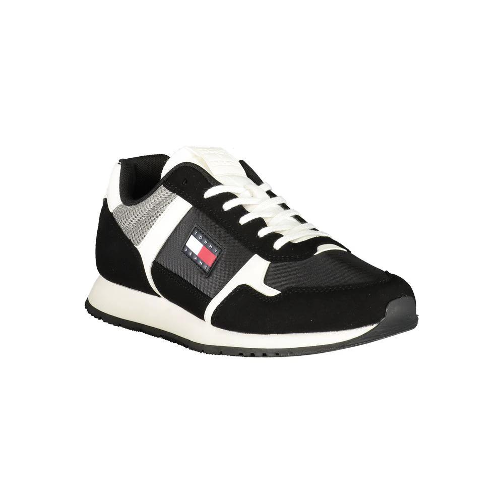 Tommy Hilfiger Black Polyurethane Men Sneaker Tommy Hilfiger