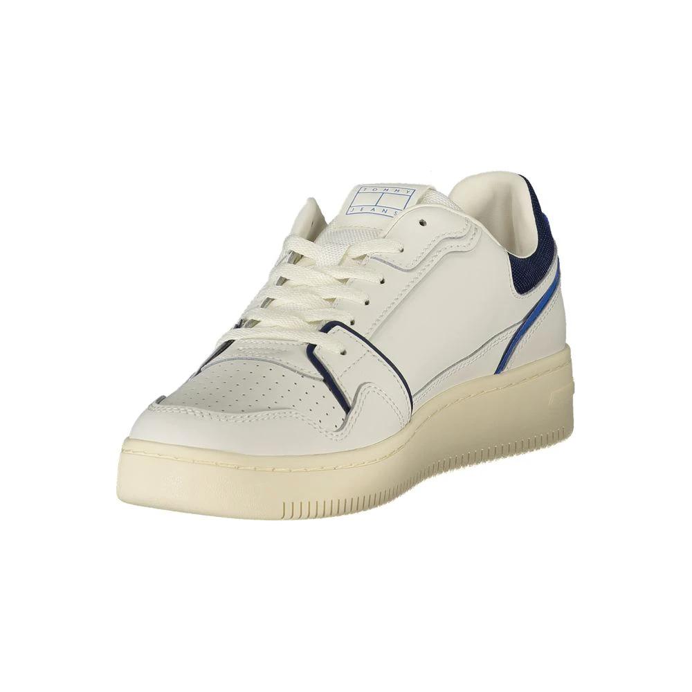 Tommy Hilfiger Bianco Polyurethane Men Sneaker Tommy Hilfiger