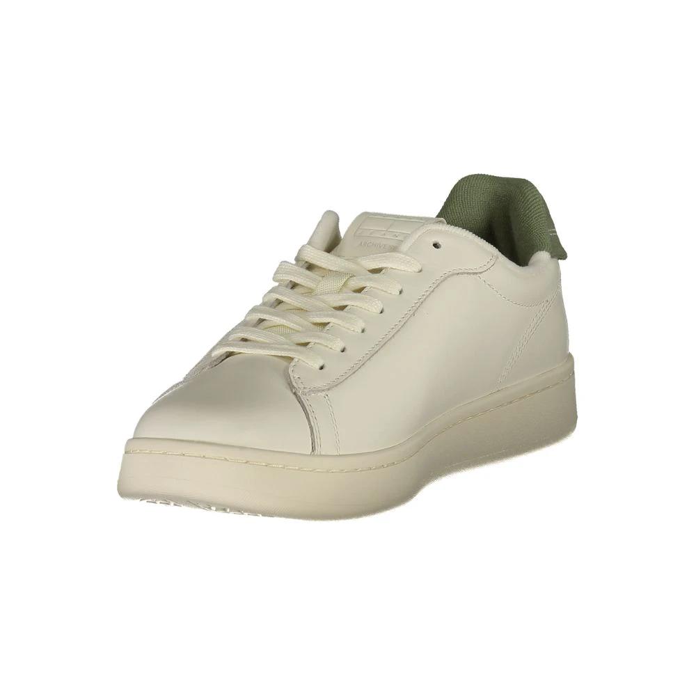 Tommy Hilfiger Bianco Polyurethane Men Sneaker Tommy Hilfiger