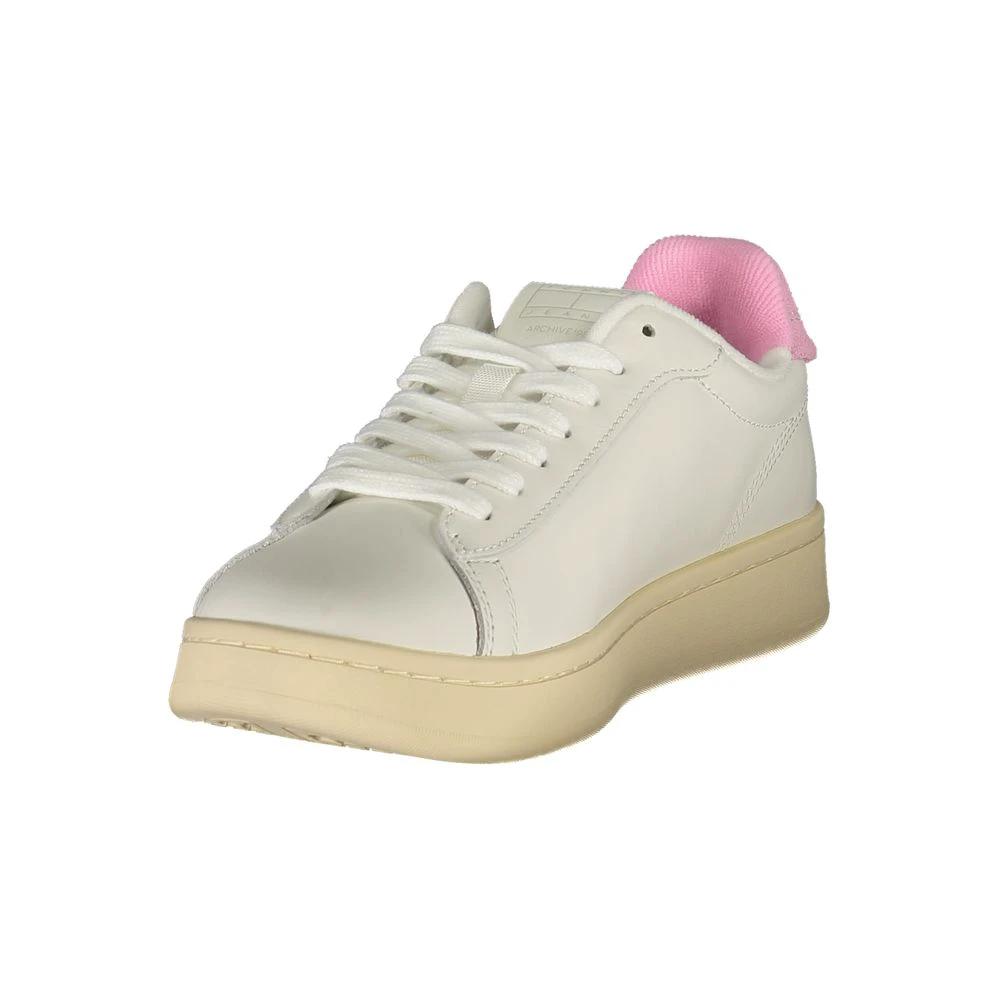 Tommy Hilfiger Bianco Polyurethane Women Sneaker Tommy Hilfiger