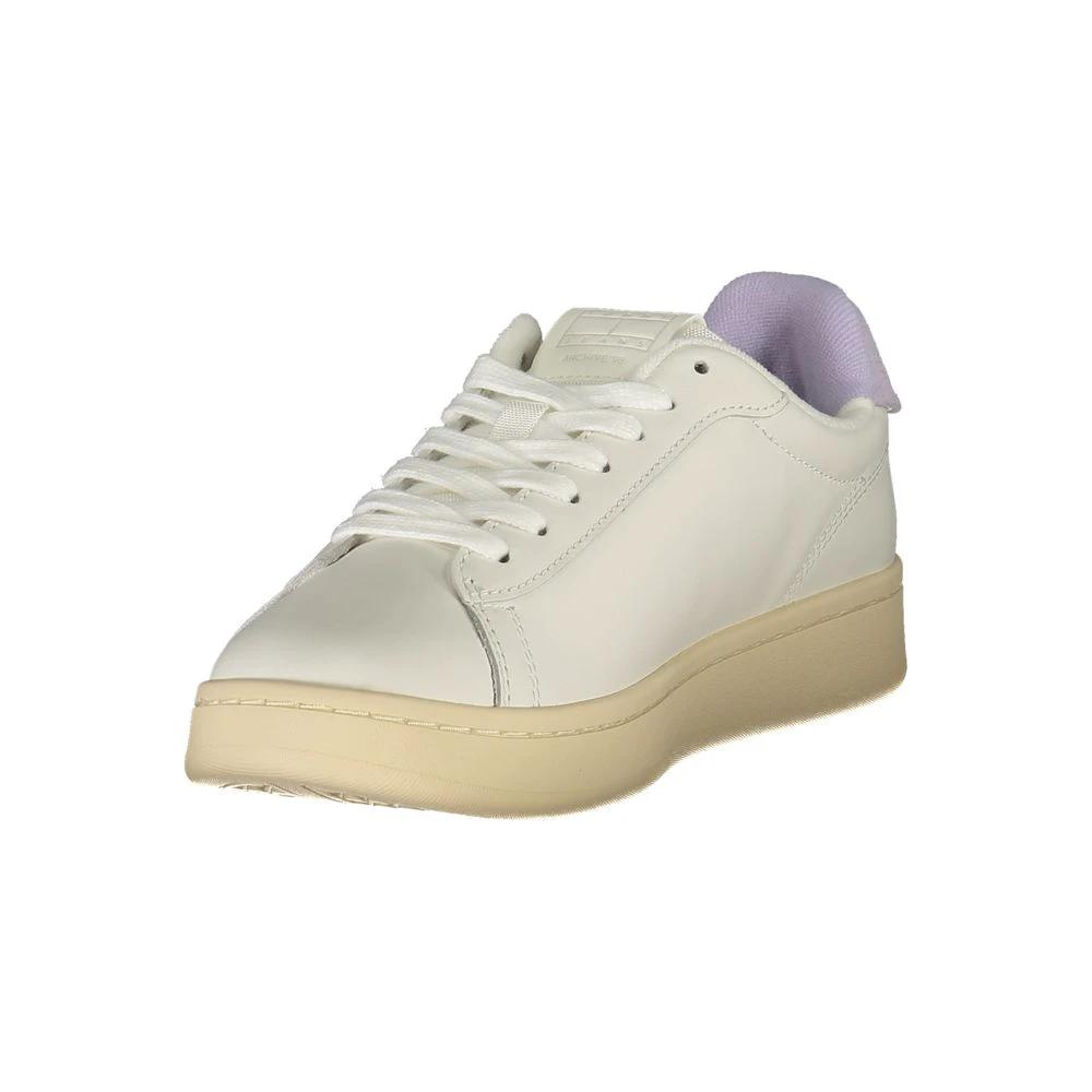 Tommy Hilfiger White Polyurethane Women Sneaker Tommy Hilfiger