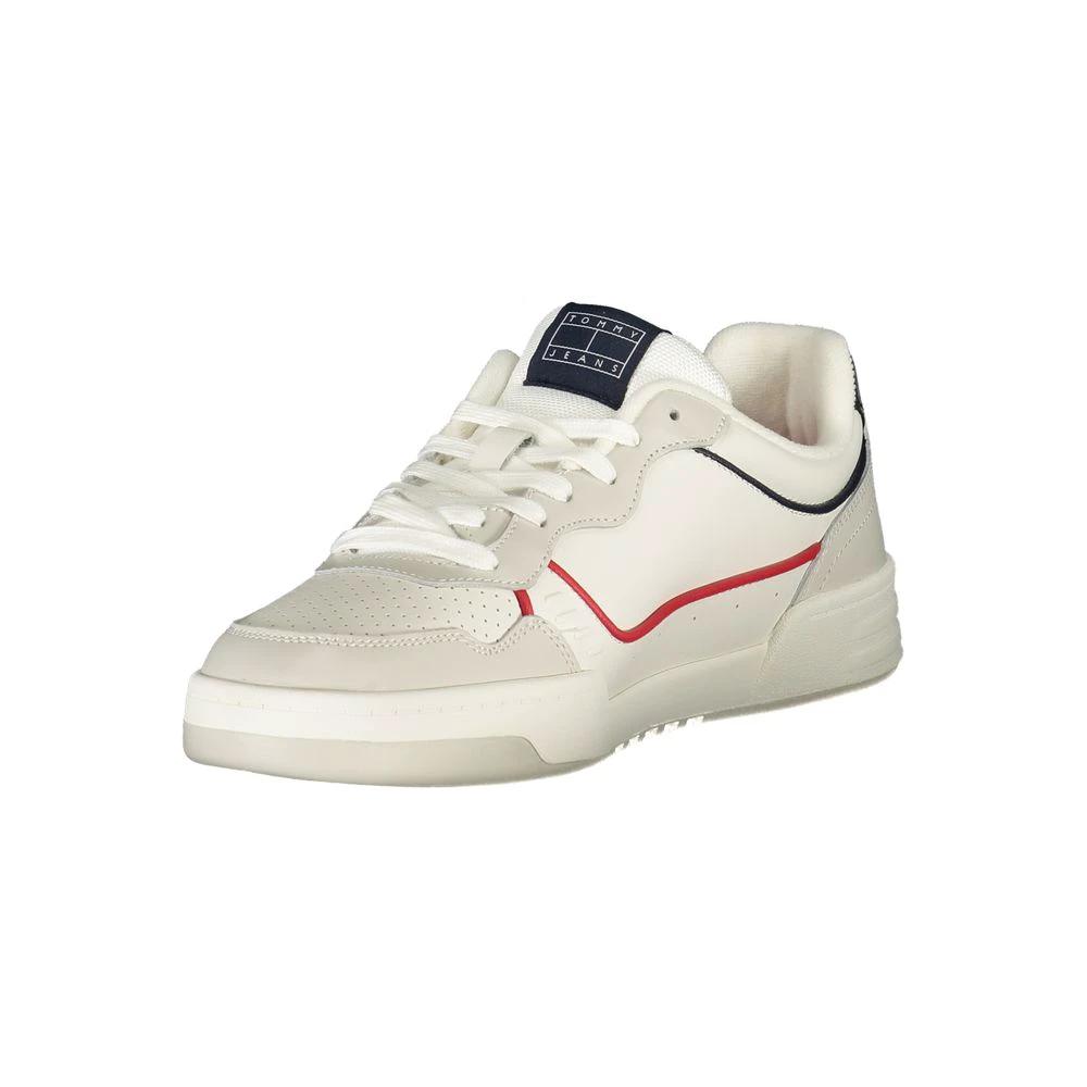 Tommy Hilfiger Bianco Poliuretano Uomo Sneaker Tommy Hilfiger