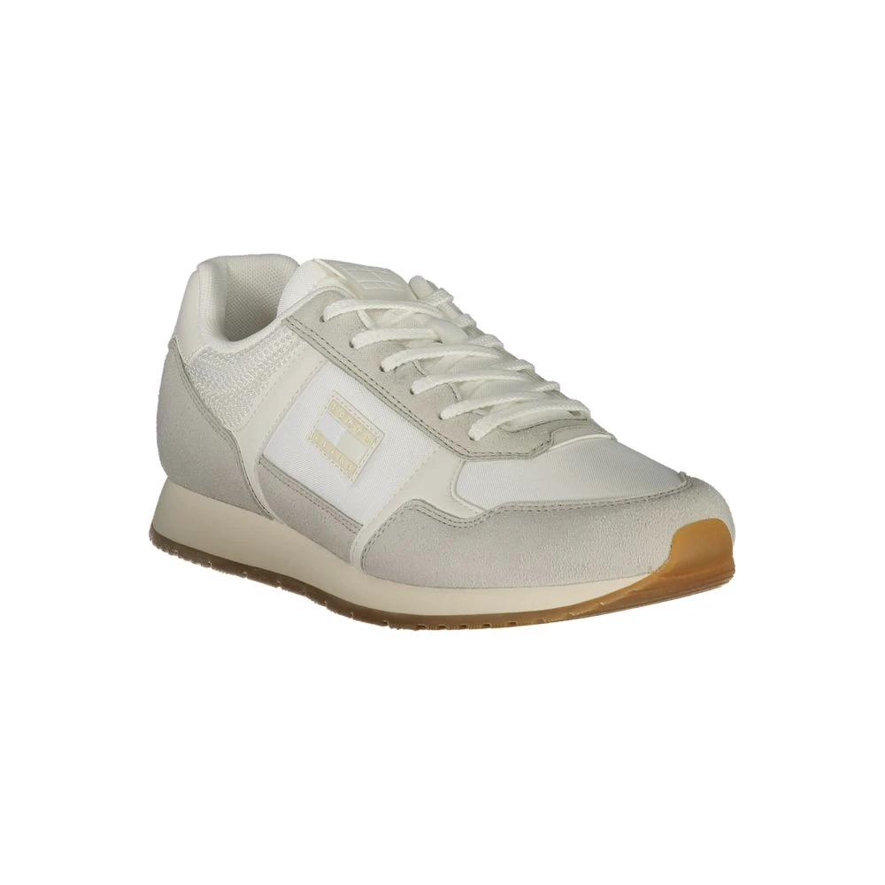 Tommy Hilfiger Bianco Polyurethane Men Sneaker Tommy Hilfiger