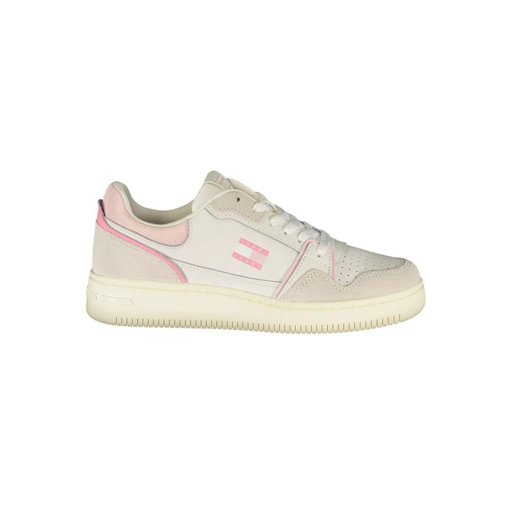 Tommy Hilfiger White Polyurethane Women Sneaker Tommy Hilfiger