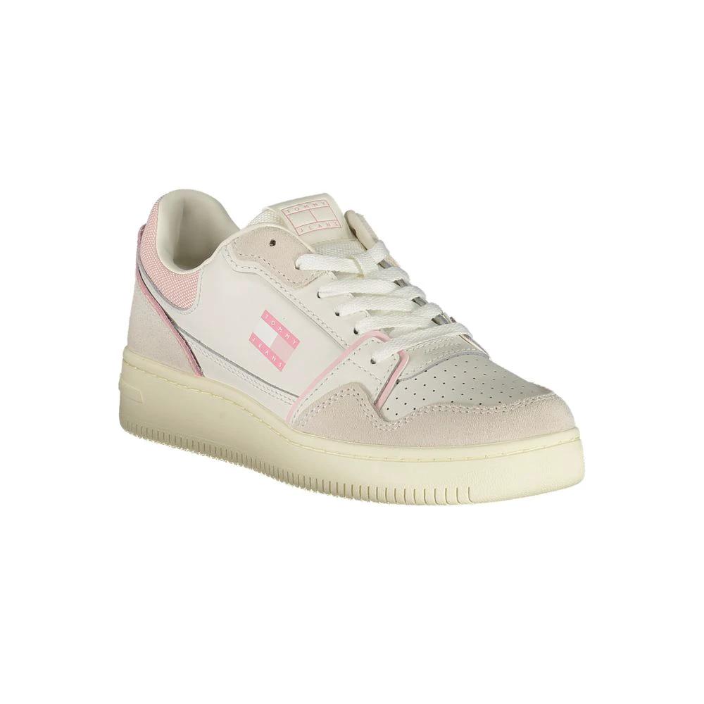 Tommy Hilfiger White Polyurethane Women Sneaker Tommy Hilfiger