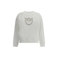 PINKO White Cotton Sweatshirt by PINKO