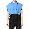 Dolce & Gabbana Blue Cotton Hooded Men Sportswear One Size Vest by Dolce & Gabbana