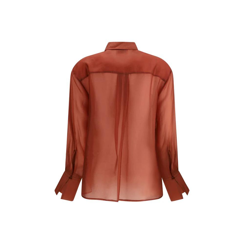 Forte_Forte Orange Copper Blouse by Forte_Forte
