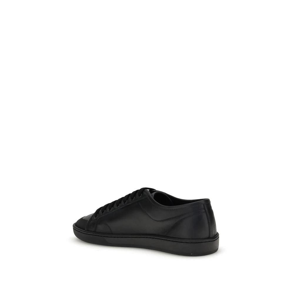 Baskets basses Saint Laurent Bos Taurus en cuir de veau noir