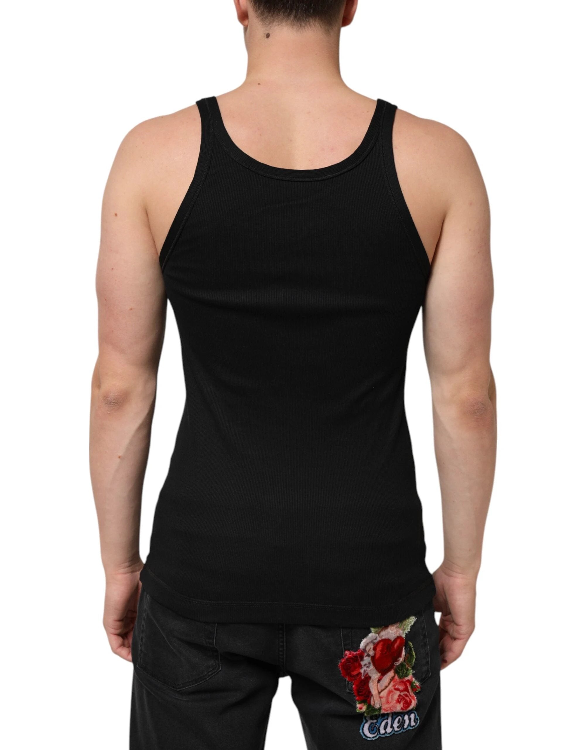 Dolce & Gabbana Black Tank Sleeveless Underwear Men T-shirt by Dolce & Gabbana