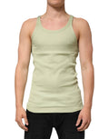 Dolce & Gabbana Light Green Tank Sleeveless Men Men T-shirt by Dolce & Gabbana