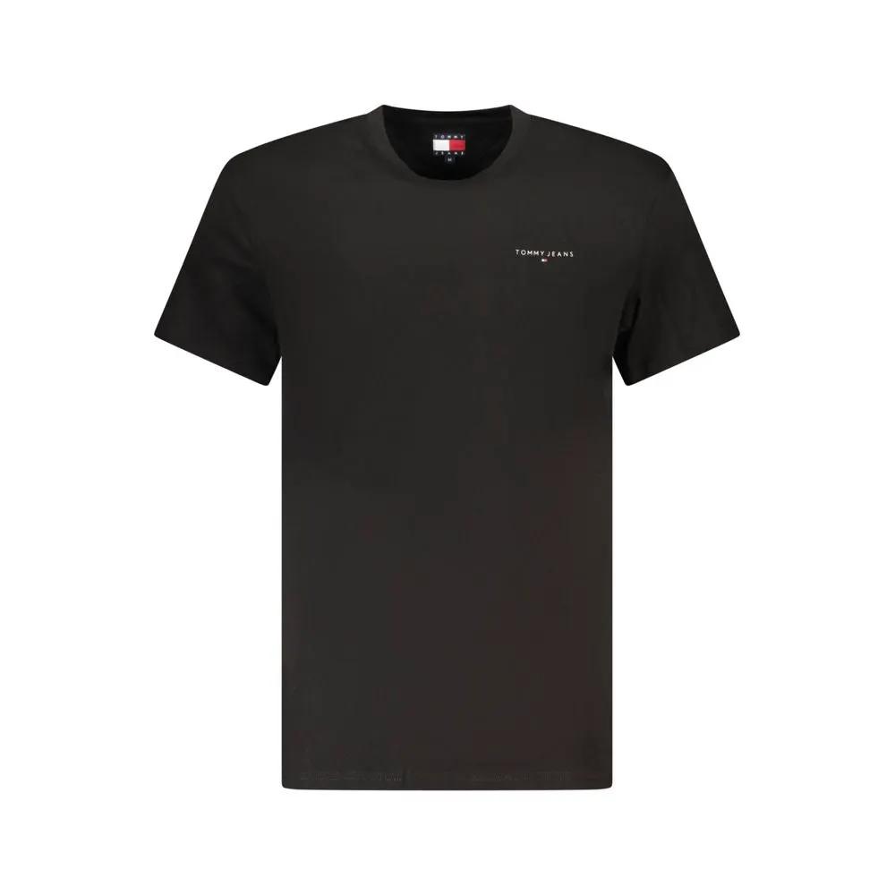 Tommy Hilfiger Black Cotton Men's T-Shirt