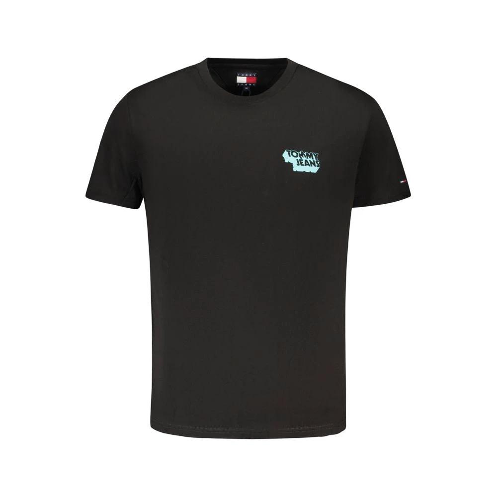 Tommy Hilfiger Black Cotton Men's T-Shirt