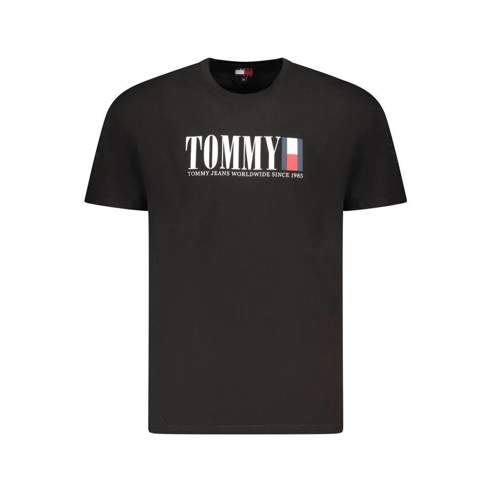 Tommy Hilfiger "Black Cotton Men's T-Shirt"