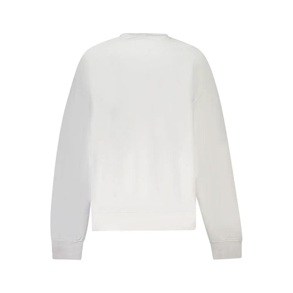 Sweat-shirt Calvin Klein blanc en coton pour femme