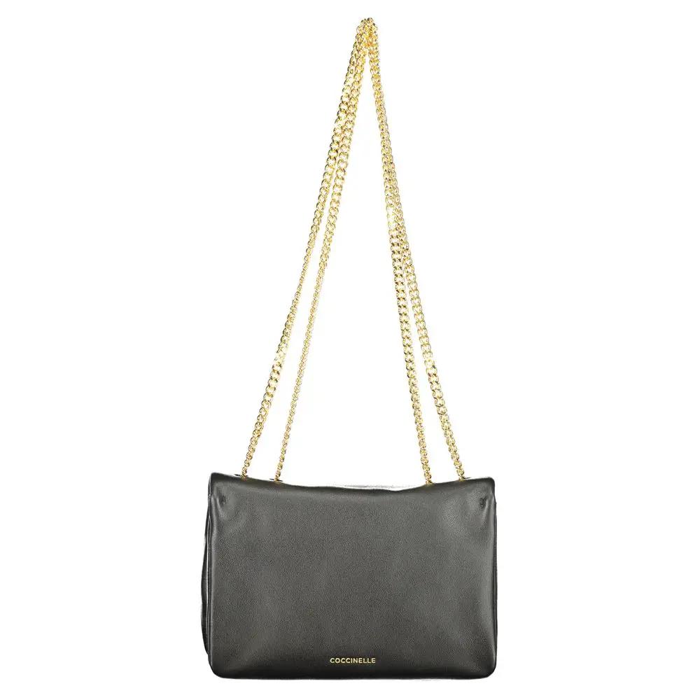 Sac à main femme en cuir noir Coccinelle