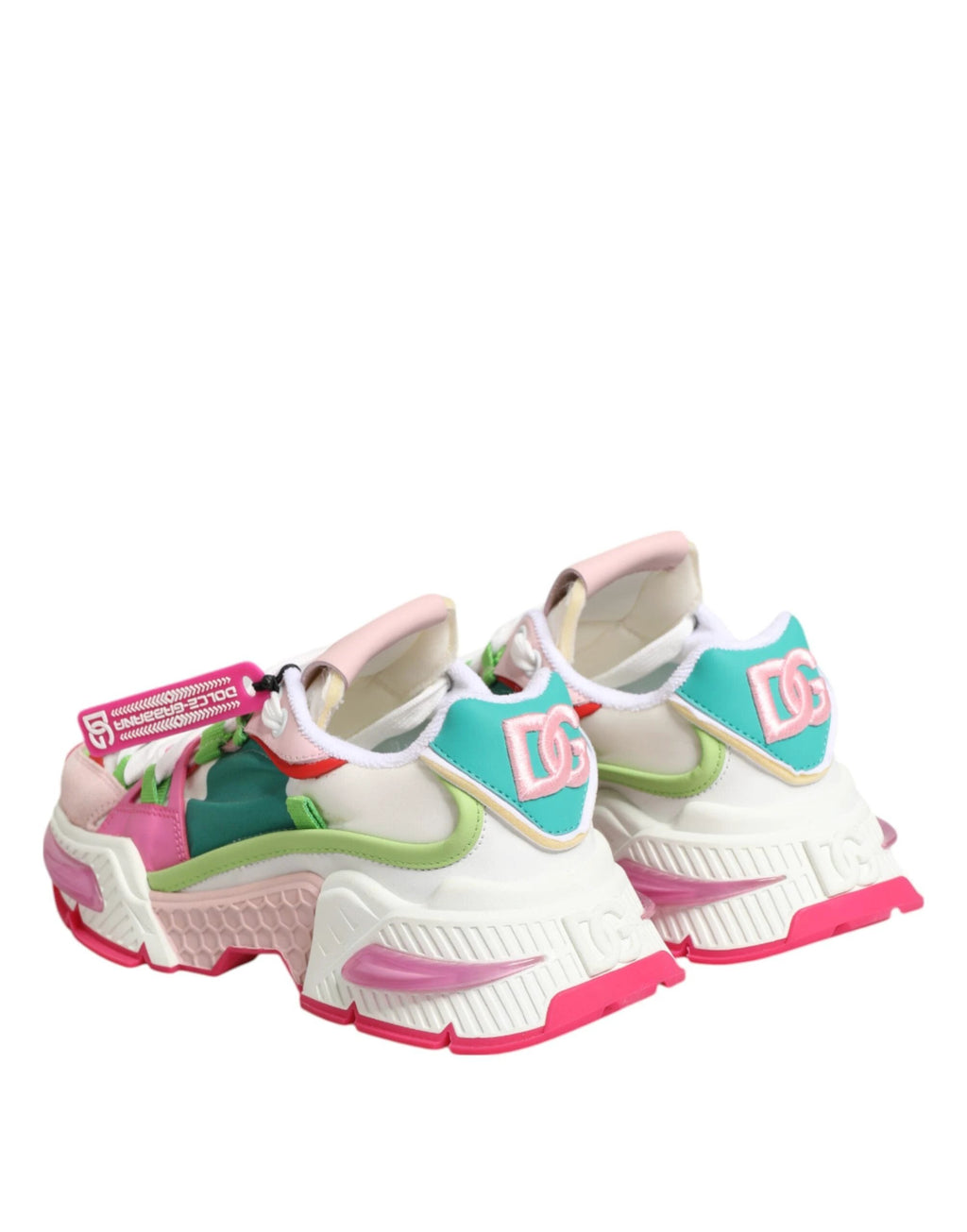 Dolce & Gabbana Multicolor Leather Airmaster Low Top Sneaker Shoes by Dolce & Gabbana