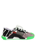 Dolce & Gabbana Multicor DG Logo Leopard Cherry Sneaker Shoes by Dolce & Gabbana
