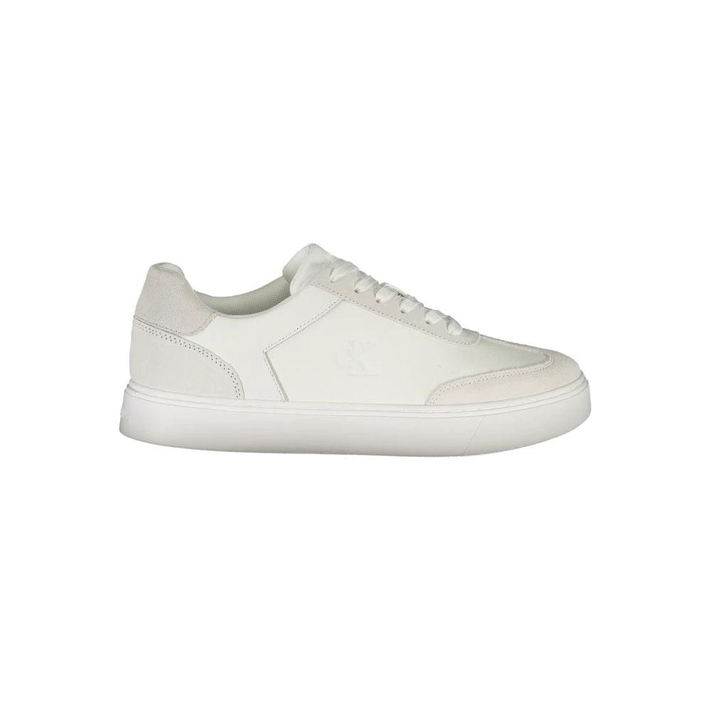 Calvin Klein White Polyurethane Men Sneaker Calvin Klein