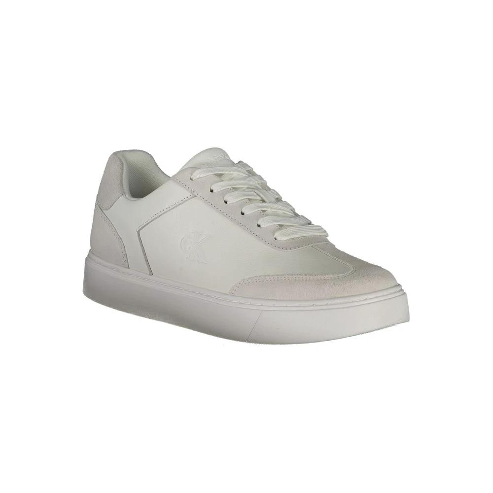 Calvin Klein White Polyurethane Men Sneaker Calvin Klein